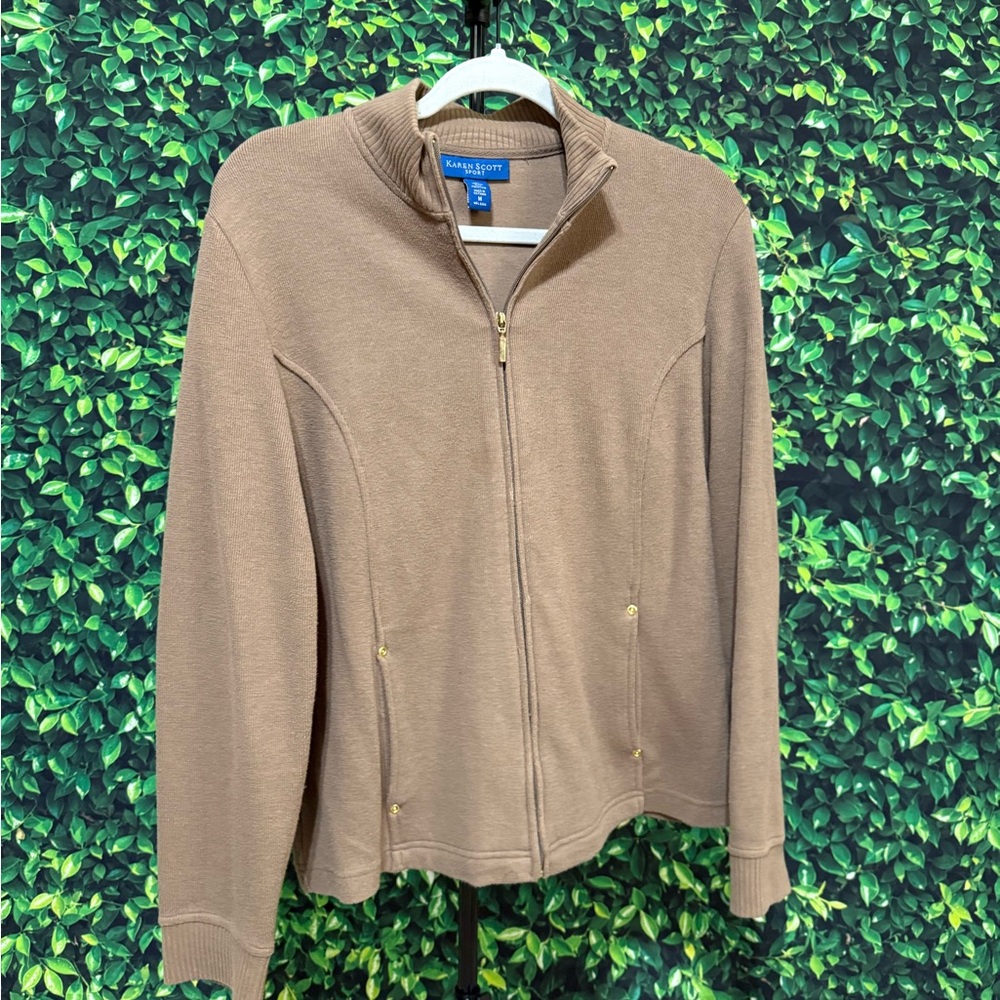 Karen Scott Women's Brown Utility Jacket
